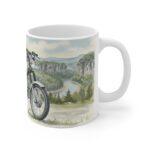 Simson S51 Tasse – DDR Kult-Moped als Aquarellmotiv in Sächsischer Schweiz