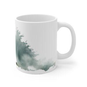 Pferd Aquarell Tasse - Ruhiges Pferd im Wald in Aquarelloptik