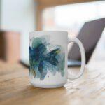 Hecht Aquarell Tasse – Elegantes Design für Fischliebhaber || Moderne Aquarell Tasse mit Hecht-Motiv – Stilvoller Genuss für jeden Tag