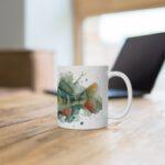 Zander Aquarell Tasse – Kunstvoller Genuss für Angler