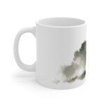 Pferd Aquarell Tasse - Mystisches Pferd im Nebel in Aquarellkunst