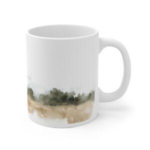 Pferd Aquarell Tasse - Ruhiges Pferd auf der Weide im Aquarell Stil