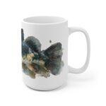 Wels Aquarell Tasse – Kunstvolles Geschenk für Angler || Mystische Wels Tasse – Ideal für Naturfreunde und Aquarell-Liebhaber