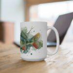 Zander Aquarell Tasse – Kunstvoller Genuss für Angler
