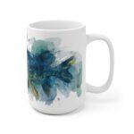 Hecht Aquarell Tasse – Elegantes Design für Fischliebhaber || Moderne Aquarell Tasse mit Hecht-Motiv – Stilvoller Genuss für jeden Tag