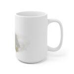 Weißes Pferd Aquarell Tasse - Ruhiges Pferd in sanfter Aquarellkunst