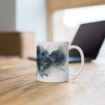 Wels Aquarell Tasse – Kunstvolles Design für Naturfreunde || Stilvolle Wels Tasse – Ideal für Angler und Kaffeeliebhaber