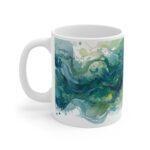 Zander Aquarell Tasse – Elegantes Design für Fischliebhaber || Kunstvolle Zander Tasse – Hochwertige Keramiktasse für entspannte Momente