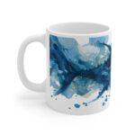 Thunfisch Aquarell Tasse – Elegantes Meeresdesign für Genießer || Stilvolle Thunfisch Tasse im Aquarell-Look – Perfektes Geschenk für Meeresliebhaber