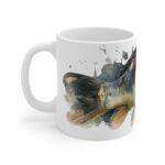 Karpfen Aquarell Tasse – Stilvolles Design für Fischliebhaber || Moderne Karpfen Tasse – Künstlerische Aquarellillustration für jeden Tag