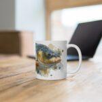 Karpfen Aquarell Tasse – Stilvolles Design für Fischliebhaber || Moderne Karpfen Tasse – Künstlerische Aquarellillustration für jeden Tag