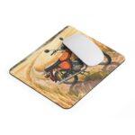 Simson S51 Mauspad – DDR Kult-Moped als Aquarellmotiv im Sommerfeld