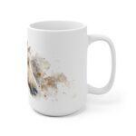 Pferde Portrait Aquarell Tasse - Elegantes Pferdegesicht in Aquarellkunst