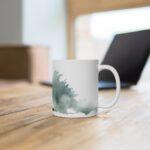 Pferd Aquarell Tasse - Ruhiges Pferd im Wald in Aquarelloptik