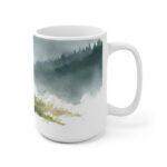 Pferd Aquarell Tasse - Pferd in weiter Landschaft im Aquarell Stil