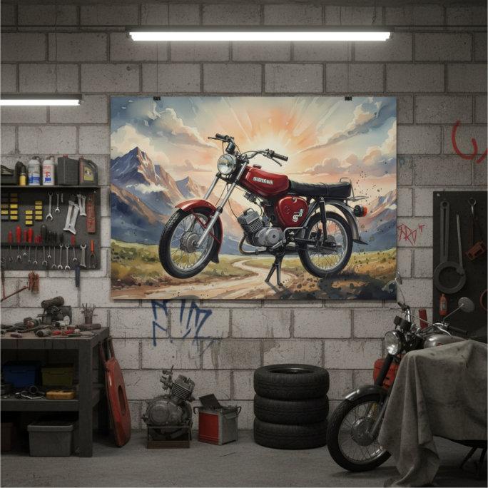 Simson Aquarell Kollektion – Kult, Nostalgie & Freiheit