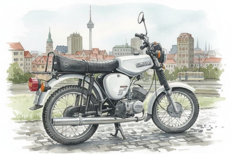 Simson Aquarell Kollektion – Kult, Nostalgie & Freiheit