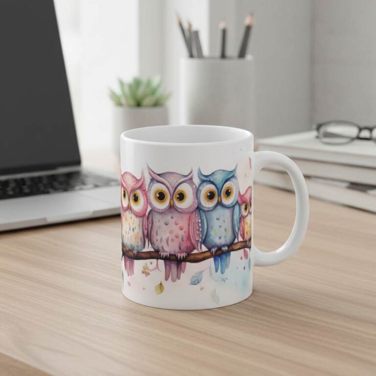 Vogel Tassen Aquarell Kollektion – Geschenkidee für Vogelliebhaber