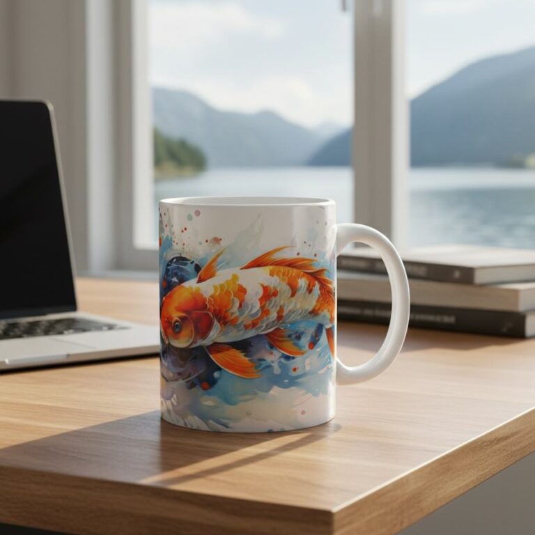 Fisch Tassen Aquarell Kollektion – Geschenkidee für Fischliebhaber