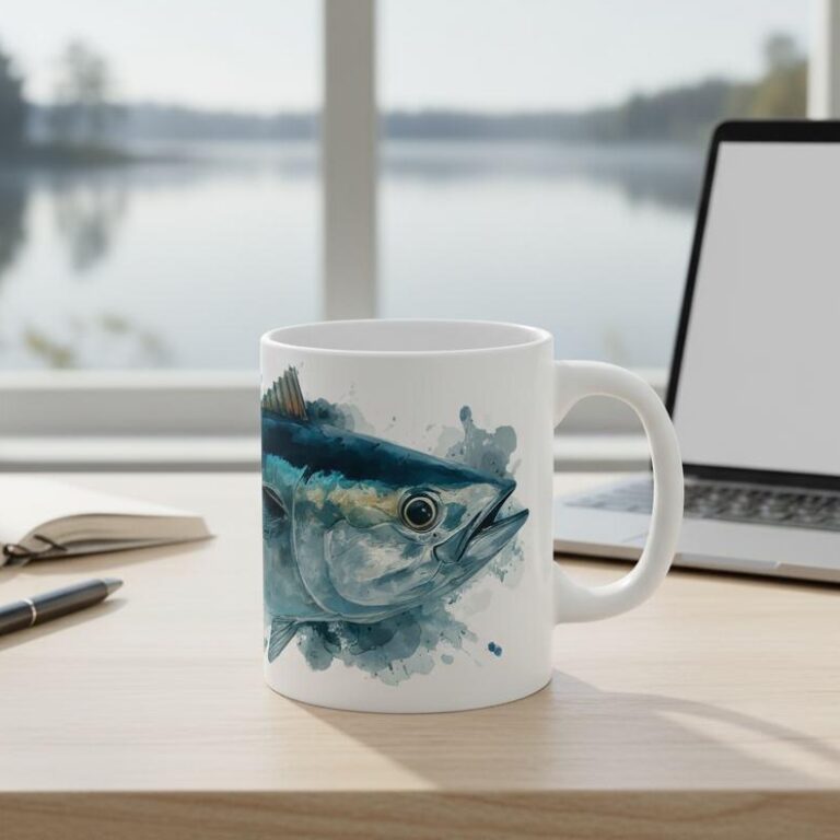 Fisch Tassen Aquarell Kollektion – Geschenkidee für Fischliebhaber
