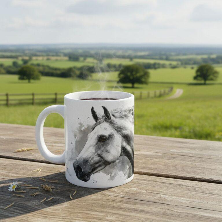 Pferde Tassen Aquarell Kollektion – Geschenkidee für Pferdeliebhaber