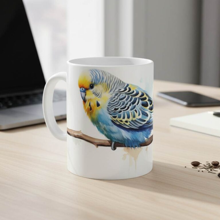 Vogel Tassen Aquarell Kollektion – Geschenkidee für Vogelliebhaber