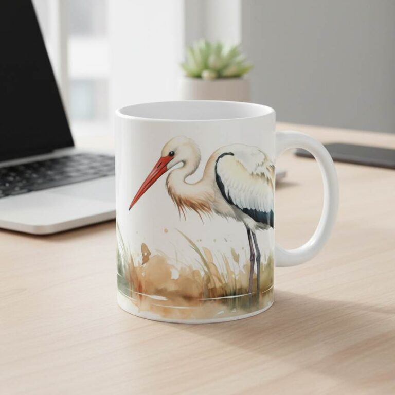 Vogel Tassen Aquarell Kollektion – Geschenkidee für Vogelliebhaber