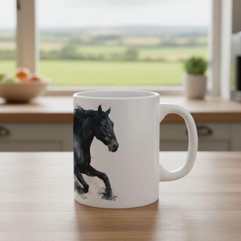 Pferde Tassen Aquarell Kollektion – Geschenkidee für Pferdeliebhaber